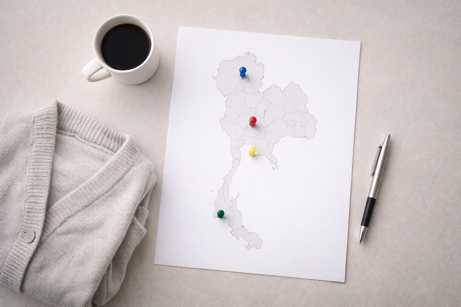 Thailand regions for January planning